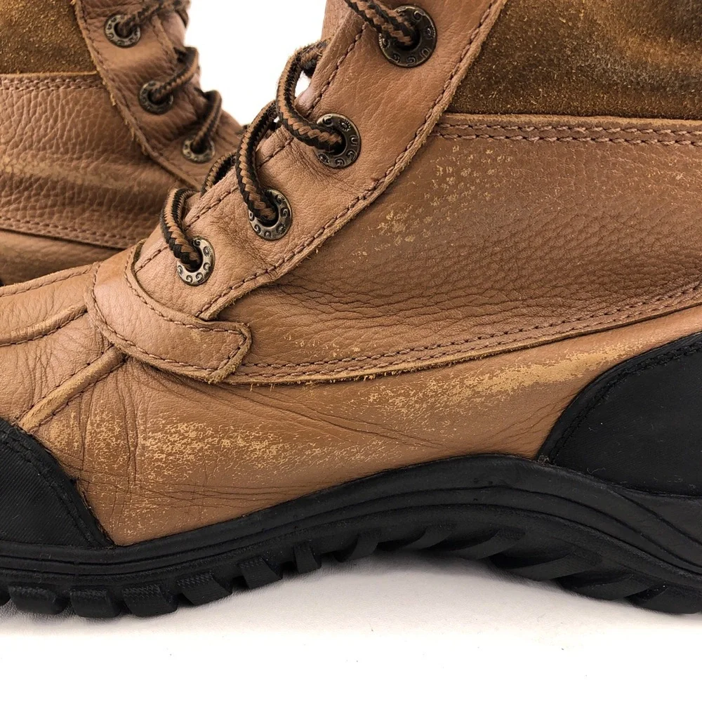 UGG Adirondack II Brown Leather Winter Boots
